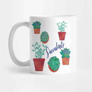 Succulent Pattern Mug